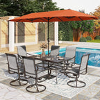 PHI VILLA 8 Piece Patio Dining Set by PHIVILLAThepioneerofcomfortablehouseholdsupplies