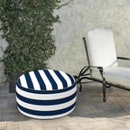 LVTXIII Indoor/Outdoor Extra Large Inflatable Ottoman Pouf D31 x H14 Inch - Image 2