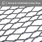 SUNCREAT Double Outdoor Hammock, Polyester Rope Hammock - Image 4