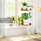 2 Tier Macrame Plant Hanger | Plant Hanger Indoor, Hanging Planter | Hanging - Image 6