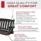 Amish Casual Heavy Duty 800 Lb Mission Treated Porch Swing - Image 4