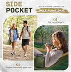 Camping Hammock Lightweight, Portable Hammocks Parachute Hammock - Image 5