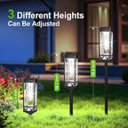 KOOPER Taller Solar Pathway Lights Outdoor, 4 Pack Upgraded Brighter Solar - Image 5