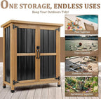 PetsCosset Weatherproof Outdoor Storage Cabinet - Image 4