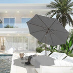 JEAREY 9FT Outdoor Patio Umbrella Outdoor Table Umbrella - Image 4