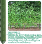 Xiny Tool Garden Stakes, 25 Pack Steel Plant Garden Tomato Stakes - Image 5
