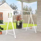 Outsunny Metal Porch Swing Stand, Heavy Duty Swing Frame, Hanging Chair Stand - Image 6