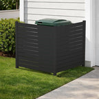 Kozyard 50" W x 48" H Outdoor Privacy Screens Aluminum Post, Air Conditioner by Kozyard
