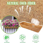2 Pack 24 Inch Trough Coconut Liners - Image 3