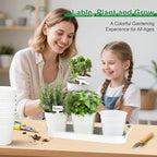 Herb Garden Planter Indoor Kit – 6 Metal Pots - Image 5