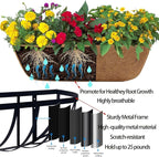 4 Pack 16" Railing Planter Window Box - Image 6