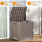 EasyUp 50 Gallon Deck Box Outdoor Storage Box - Image 3