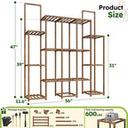 EnHomee Plant Stand Indoor for Multiple Plants Stand Outdoor - Image 8