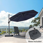 PURPLE LEAF 11 Feet Patio Round Cantilever Umbrella - Image 2