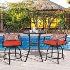 Patio Bar Table, Outdoor Bar Height Bistro Table - Image 8