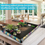 Extra Large Repotting Mat for Indoor Plant Transplanting and Mess Control - Image 3