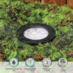 LEONLITE Dia. 4 Inch 5CCT Well Lights Landscape LED In Ground, 5 Color - Image 5