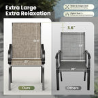 PHI VILLA 5 Piece Patio Dining Set - Image 6
