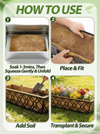30in Tapered Coco Liners for Window Planter Box - Image 6