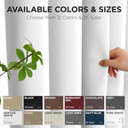 Joydeco Blackout Door Curtain for Doorway Privacy 90 Inches Long, Grommet - Image 7