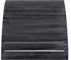 Safavieh PAT6701K Outdoor Collection Mopani Ottoman, Dark Slate Grey - Image 7