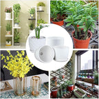 Plant Pots - 4.7 Inch Cylinder Ceramic Planters - Image 8