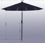 ABCCANOPY Durable Solar Led Patio Umbrellas - Image 3