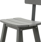 3-Piece Outdoor Counter Height Bar Table Set, HDPE Weather Resistant - Image 6