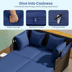 ORALNER Outdoor Daybed, 2-Person Wicker Patio Sofa - Image 4