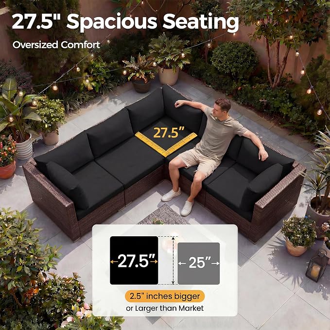 NICESOUL Large Size Patio Furniture Set - Image 6