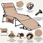 Yaheetech 26.4" Tanning Chair - Image 4