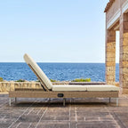 HOMREST Outdoor Chaise Lounge Chair Set of 6, Patio Wicker Lounge Chair - Image 8