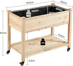 Yaheetech 42x23x33in Wooden Raised Garden Bed - Image 7