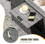 RELAX4LIFE Wicker Patio Outdoor Daybed - Image 6