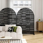 Casaphoria 72" H x 47" W Arched Metal Privacy Screen - Image 2