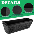 Adnee 2 Pcs 24 Inch Fabric Plant Window Box Liners-Rectangular Non-Woven - Image 3