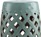 Outsunny 13" x 18" Ceramic Garden Stool - Image 9