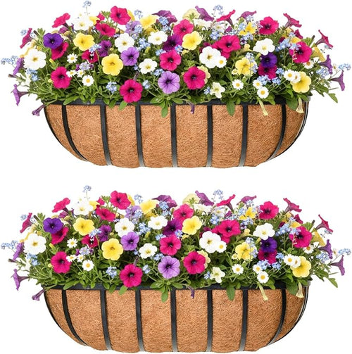 24'' Window Box Railing Planter by Qusuxi