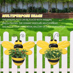 Metal Wall Planter Bee Wall Mounted Planters Small Flower Pot - Image 7