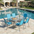 MAMIZO Patio Dining Chairs, Stackable All Weather Teslin Chair, Heavy Duty - Image 9