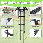 Garden Trellis for Climbing Plants Outdoor, 53 Inch Mushroom Top Trellis for - Image 3