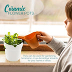 4E's Novelty Ceramic Flower Pots - Image 7