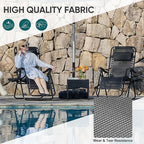 NEWBULIG Zero Gravity Chair Set of 4, Lounge Chair Folding Portable Adjustable - Image 4