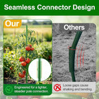 WAENLIR 16 Inch 72 Pack Extendable Garden Stakes Kit, DIY 4ft 5ft 6ft 7ft 8ft - Image 5