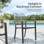 PHI VILLA 5 Piece Outdoor Dining Set - Image 5