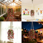 Artificial Flowers for Outdoors Fake Hanging Plants - Image 3