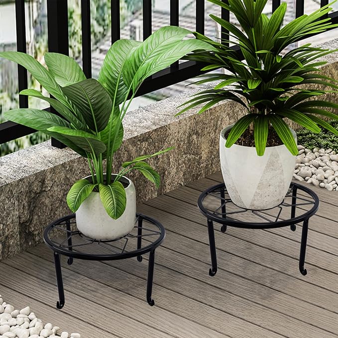 yosager 3 Pack Metal Plant Stands - Image 2