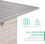 Best Choice Products 5-Piece Outdoor Wicker Bar Table Set - Image 4