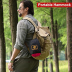Camping Hammock with Net, Portable Lightweight Double Hammocks with Tree Straps - Image 6