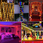 66Ft LED Rope Lights Outdoor, 18 Colors Changing String Lights Plug in - Image 5